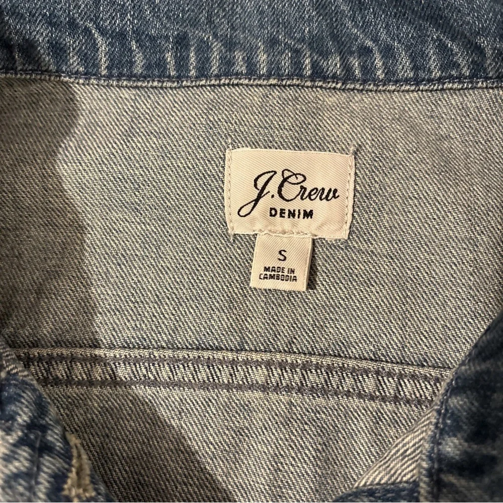 J. Crew Blue Denim Jacket Size S - Picture 2 of 6